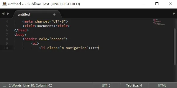 关闭当前 HTML 标签