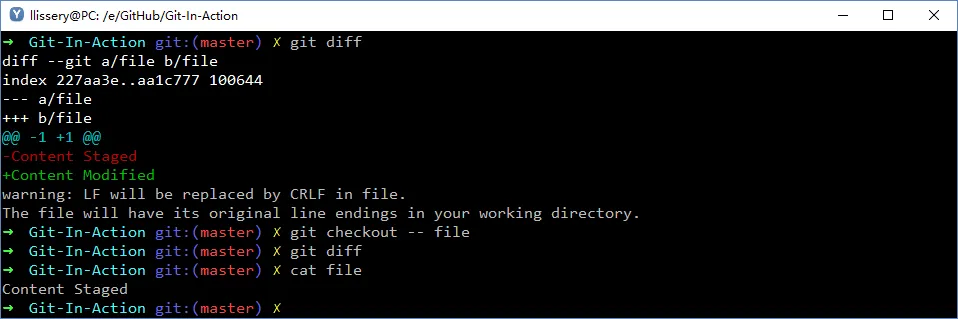 git-checkout-file