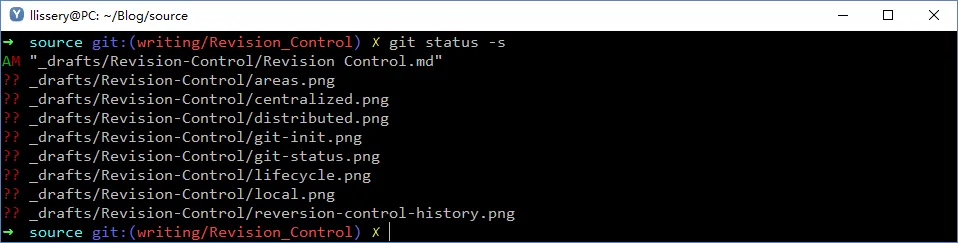 git-status-short
